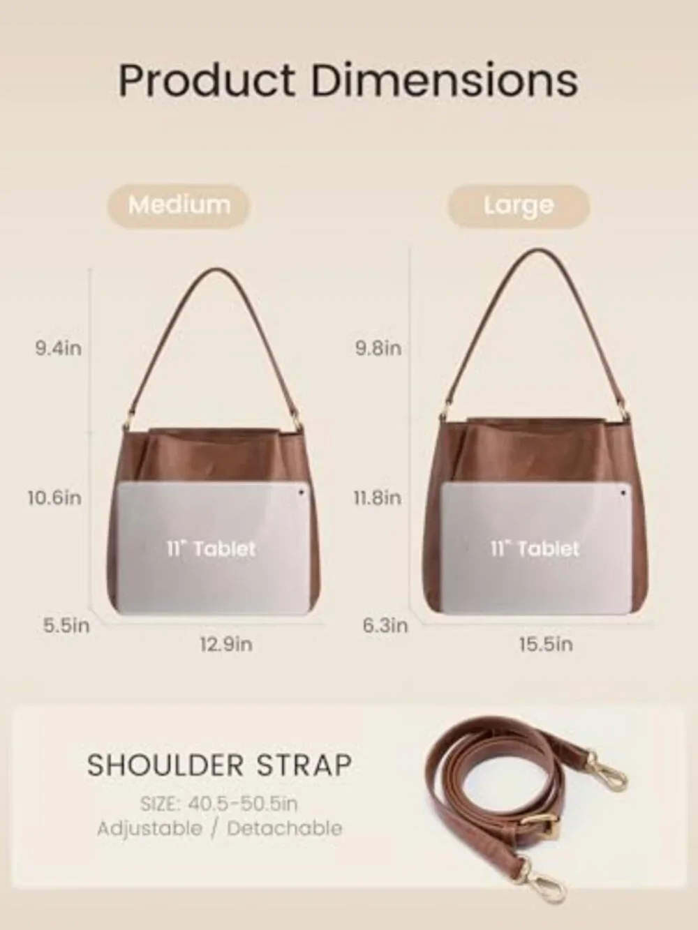 Stylish Hobo Bag for Women | Three Spacious Compartments | Trendy Purse